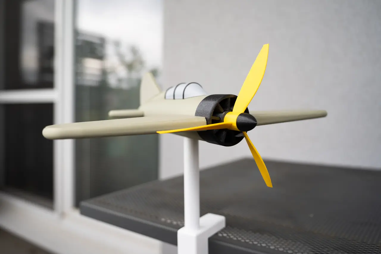 Airplane wind spinner — modelo 3D