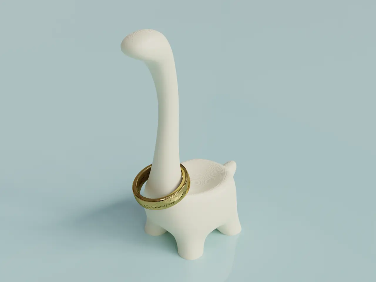 Ringosaurus Ring Holder — modelo 3D