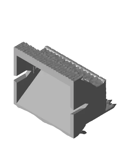 Palisade Fantasy Viking enclosure Modular system 28mm scale — modelo 3D