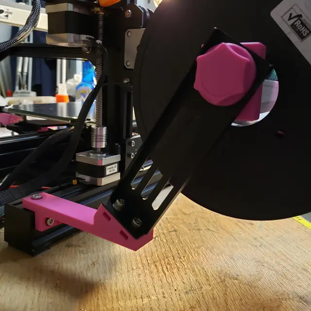 Ender 3 Pro Filament Side Spool Holder - Longer Heavy duty — modelo 3D
