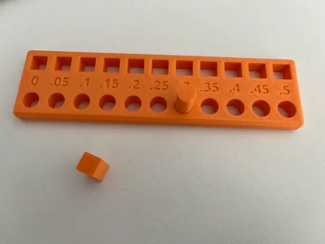 Tolerance Tester — modelo 3D