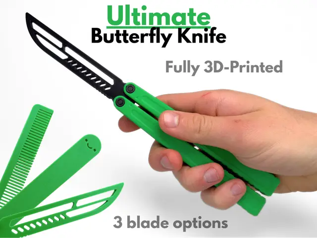 Ultimate Butterfly Knife (Fully 3D Printed) — modelo 3D