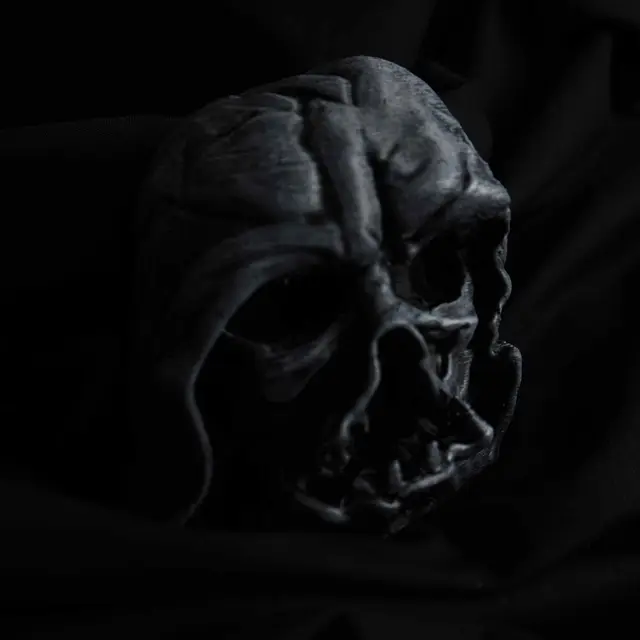 Melted Darth Vader mask from Star Wars Episode 7 — modelo 3D