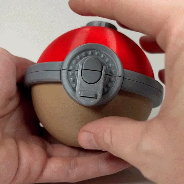 Ancient Pokeball from Pokemon Legends: Arceus (Support-Free, 100% Snap-Together, Different Inserts Available, Nintendo Switch Game, Nintendo DS, Jewelry Inserts)) — modelo 3D