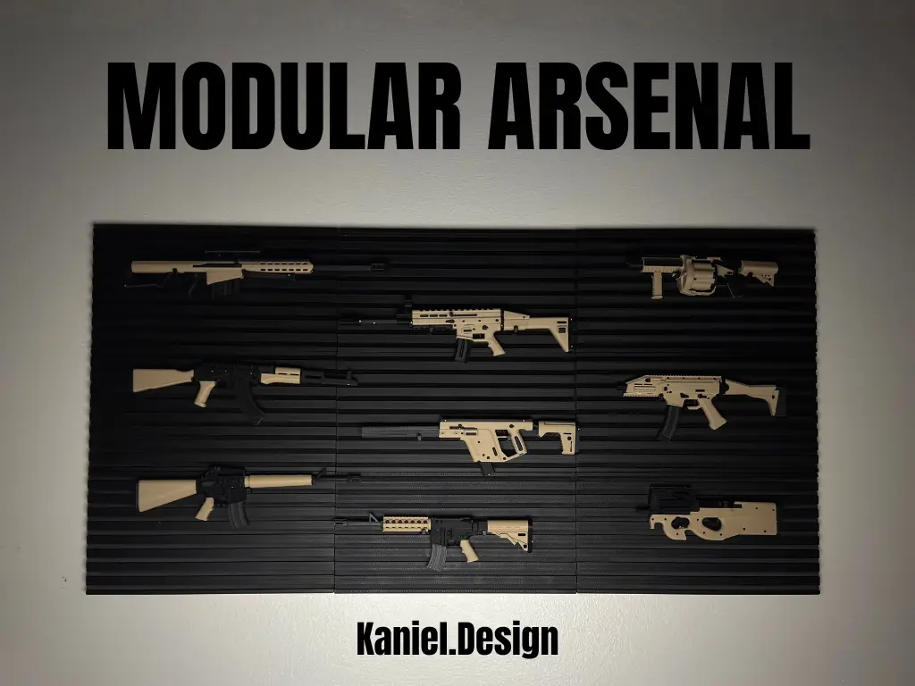 Modular Arsenal - Model Display Wall — modelo 3D