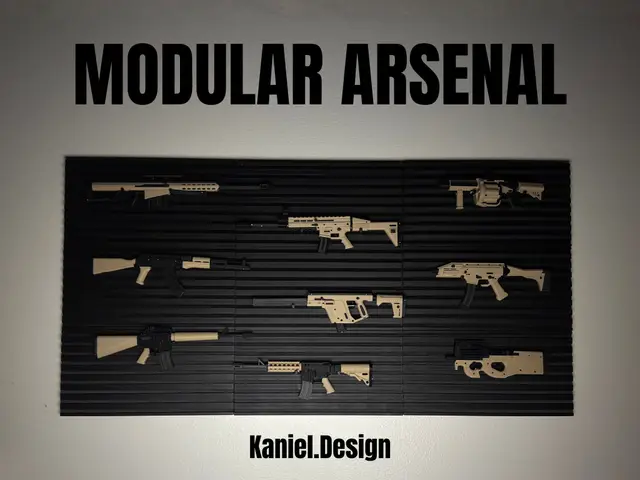 Modular Arsenal - Model Display Wall — modelo 3D