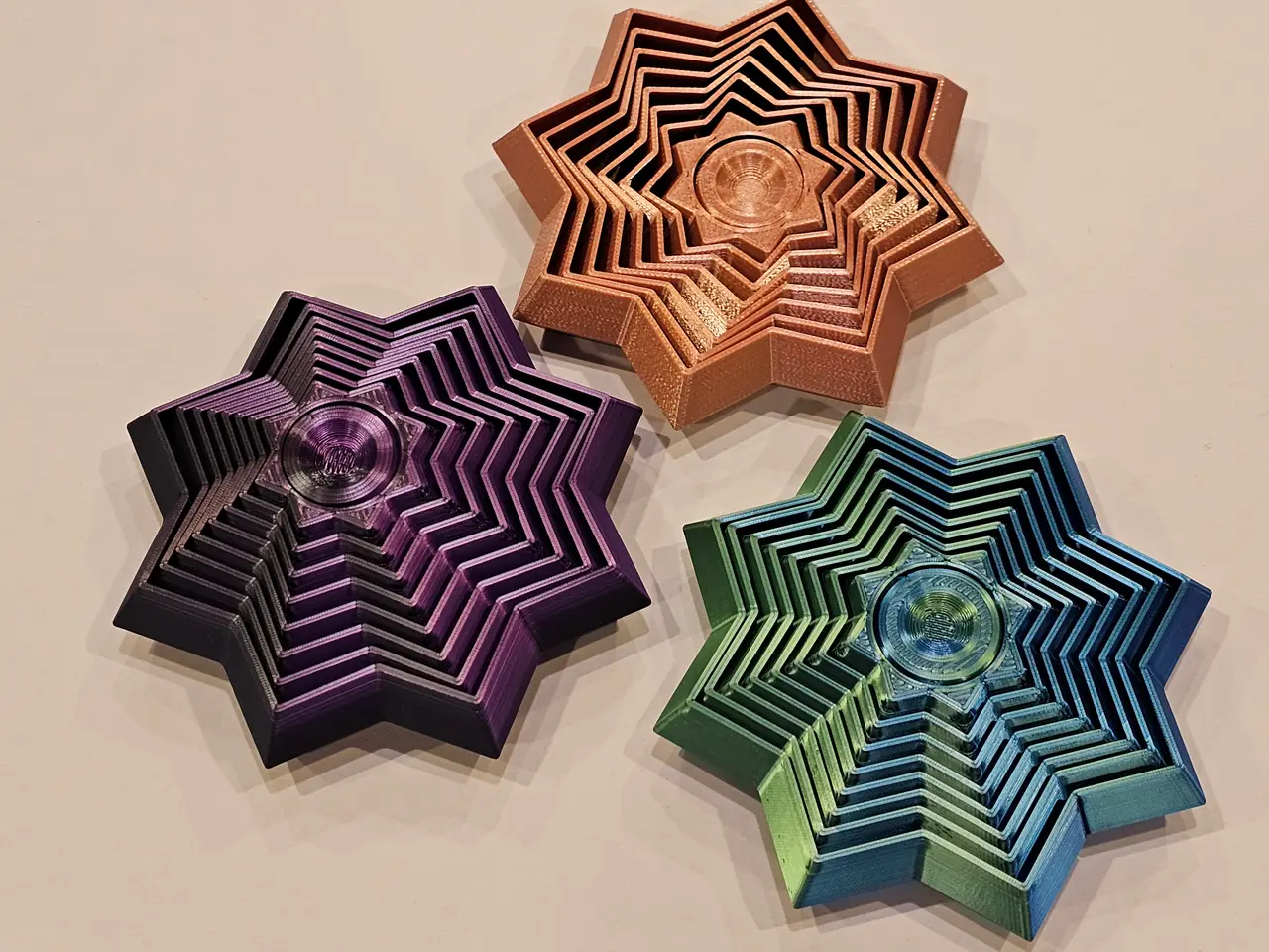Star Flex Fidget Spinner — modelo 3D