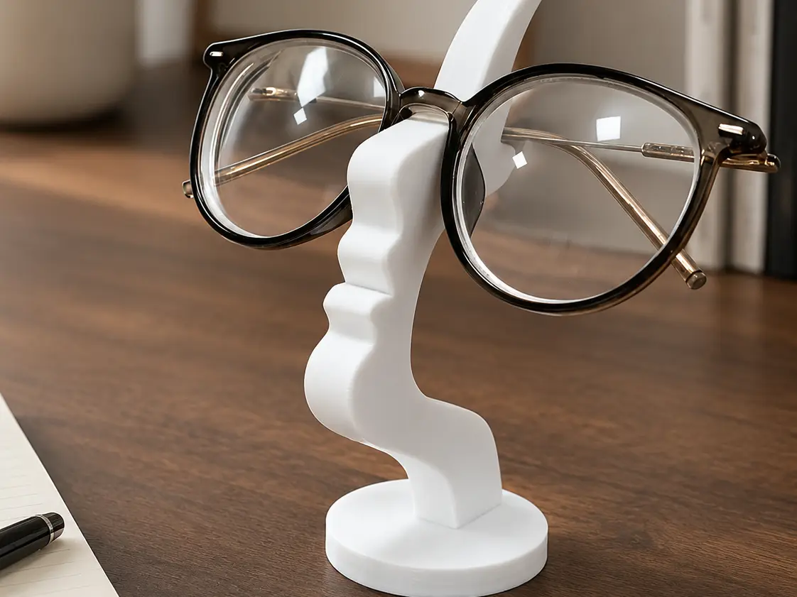 Art Face Glasses Stand — modelo 3D
