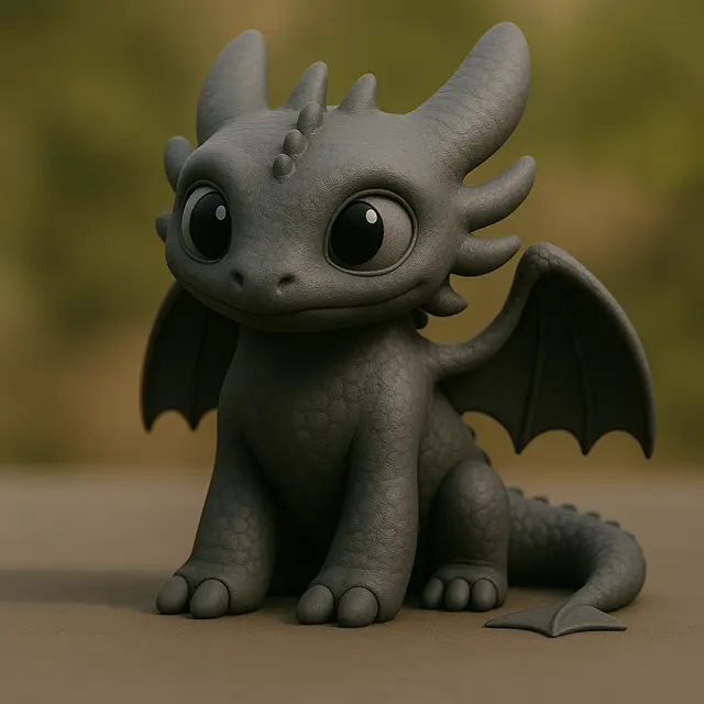 Cute LIl Toothless (updated) — modelo 3D