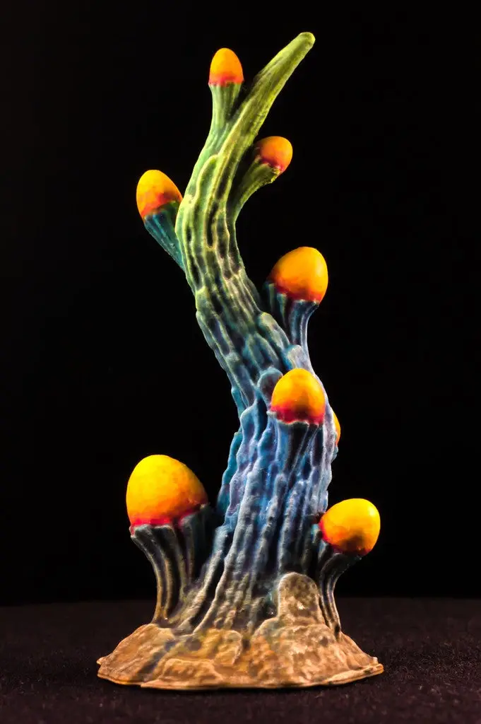 Tabletop plant: "Cnidocyte Plant" (Alien Vegetation 34) — modelo 3D