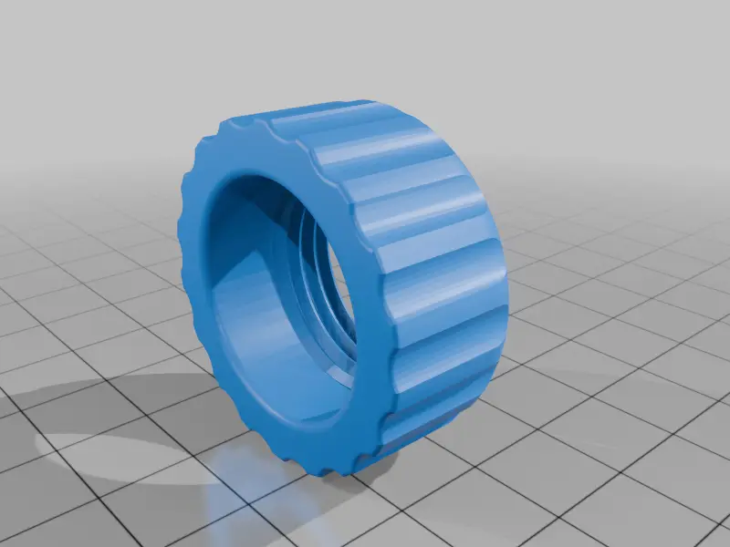 Schaublin SV70 spindle protection nut — modelo 3D