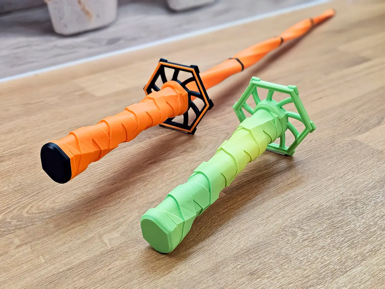 Twisted Katana (print in place) — modelo 3D