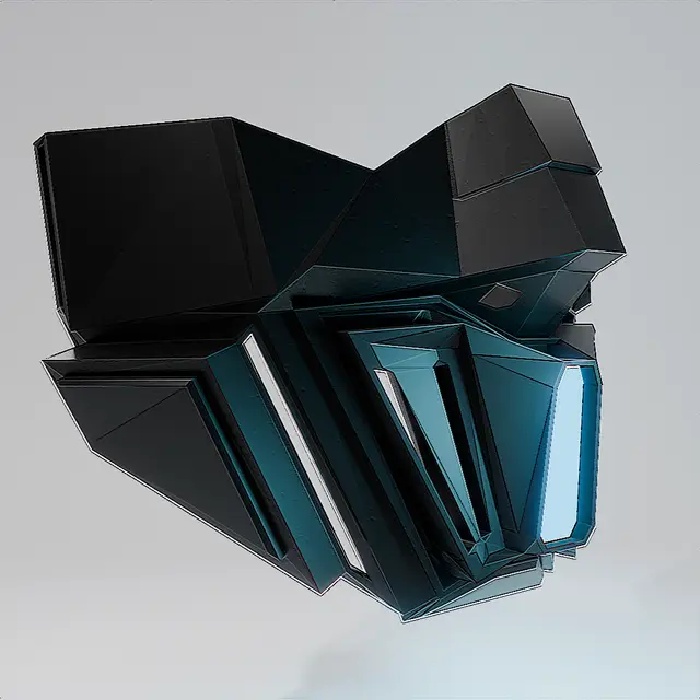 sci-fi mask — modelo 3D