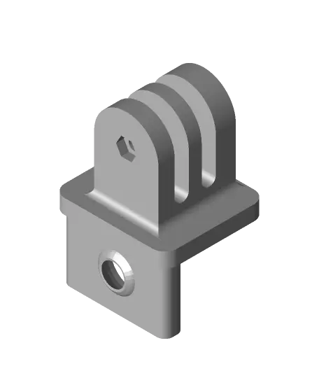 Ball socket mounting head for Cam Mount — modelo 3D