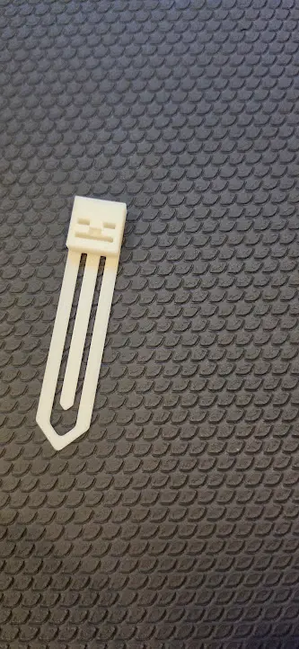 Minecraft Skeleton Bookmark Flat for easier printing — modelo 3D