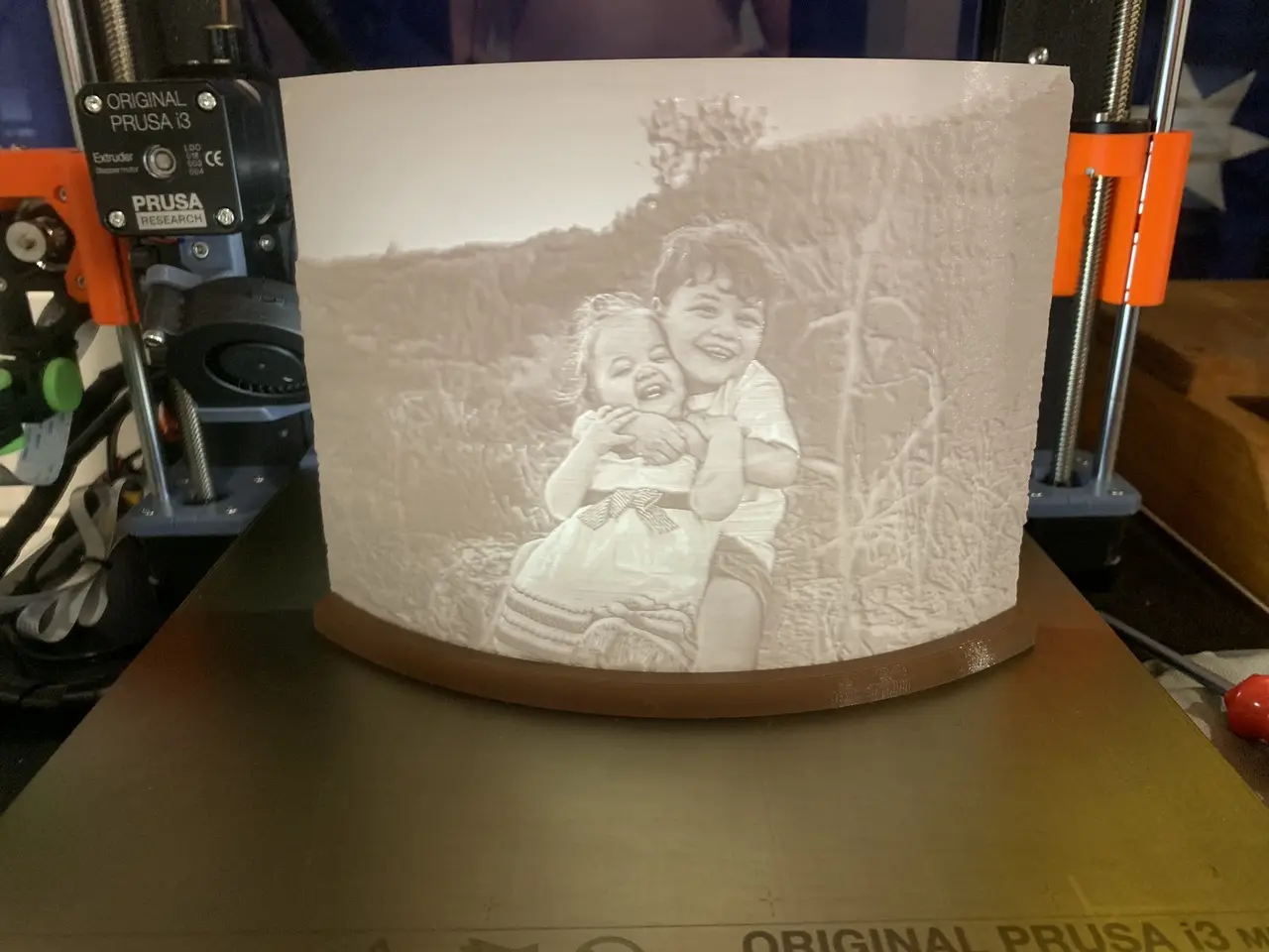 Lithophane 9v LED Stand — modelo 3D