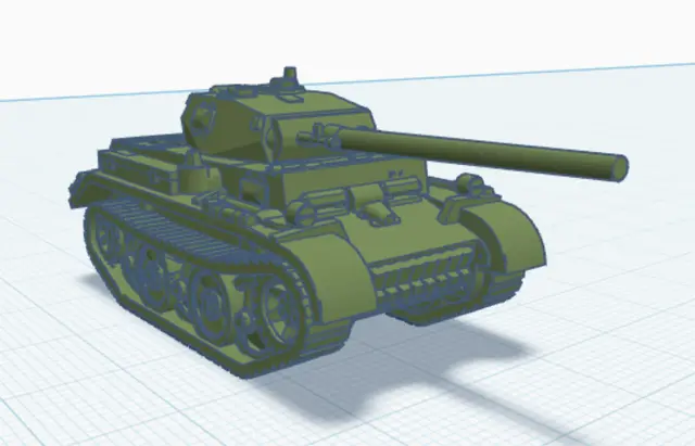 SOVIET PANZER 2 L — modelo 3D