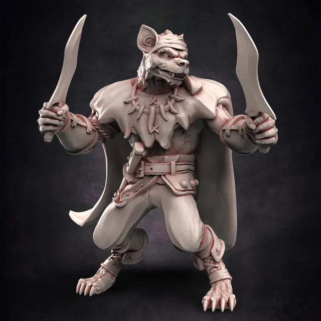 Pirate Gnoll Scoundrel 3 — modelo 3D