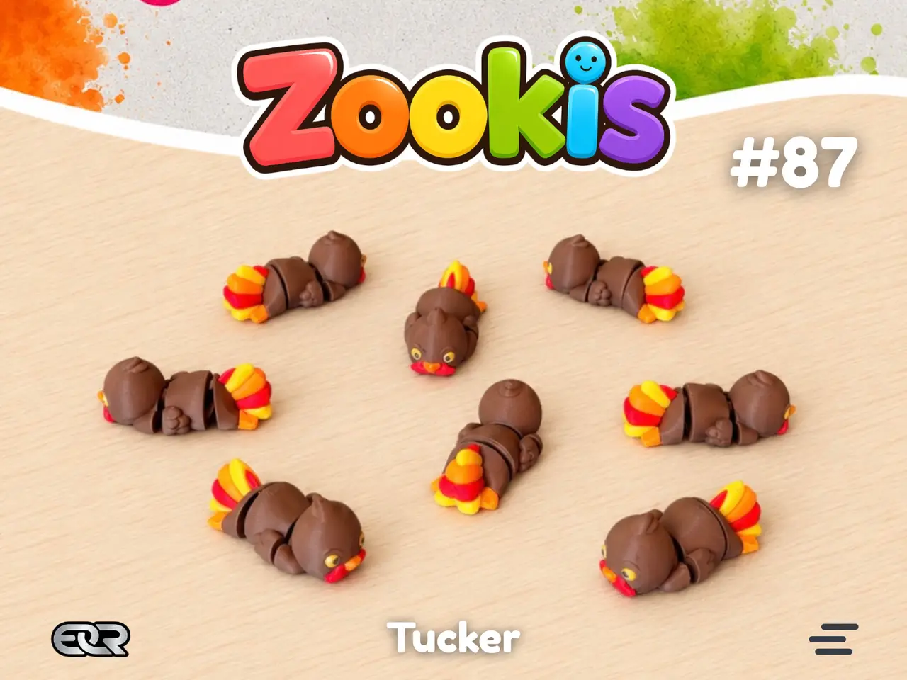 Zookis - Tucker (turkey) #87 — modelo 3D