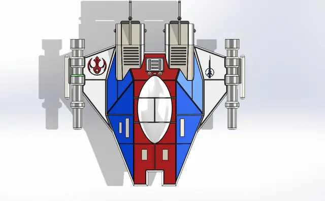 Advanced A-Wing Fighter — modelo 3D