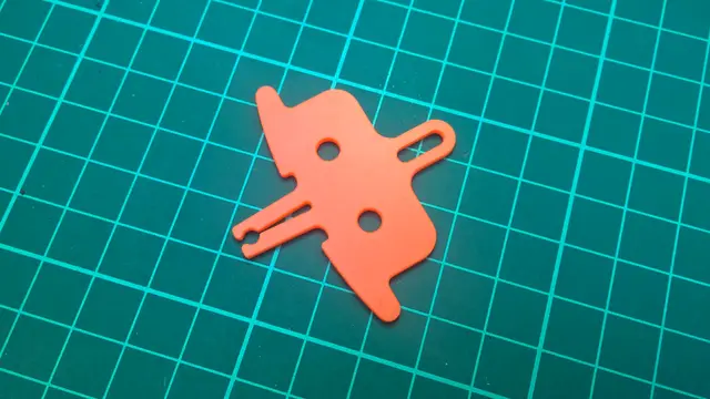 Bike disc brake spacer — modelo 3D