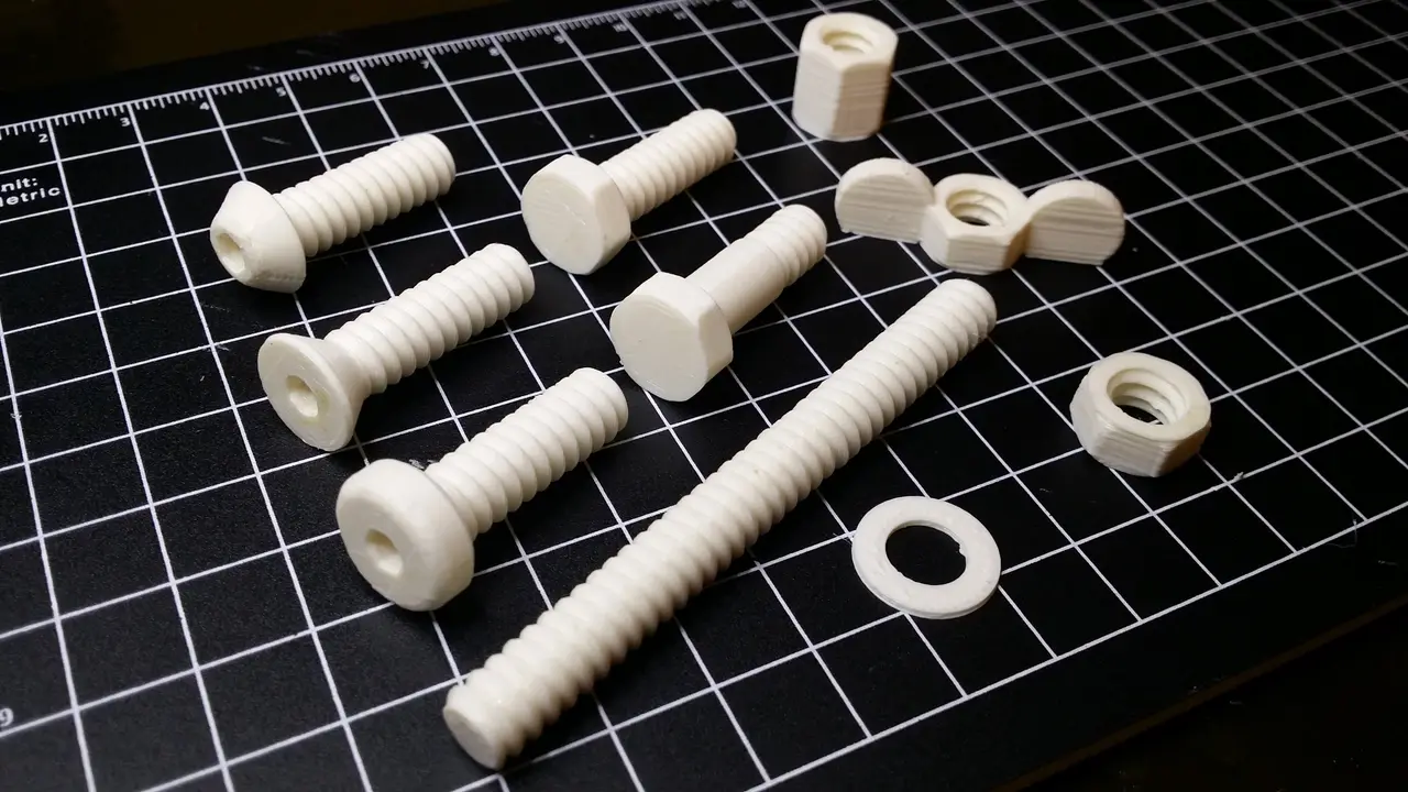 NUT JOB | Nut, Bolt, Washer and Threaded Rod Factory — modelo 3D