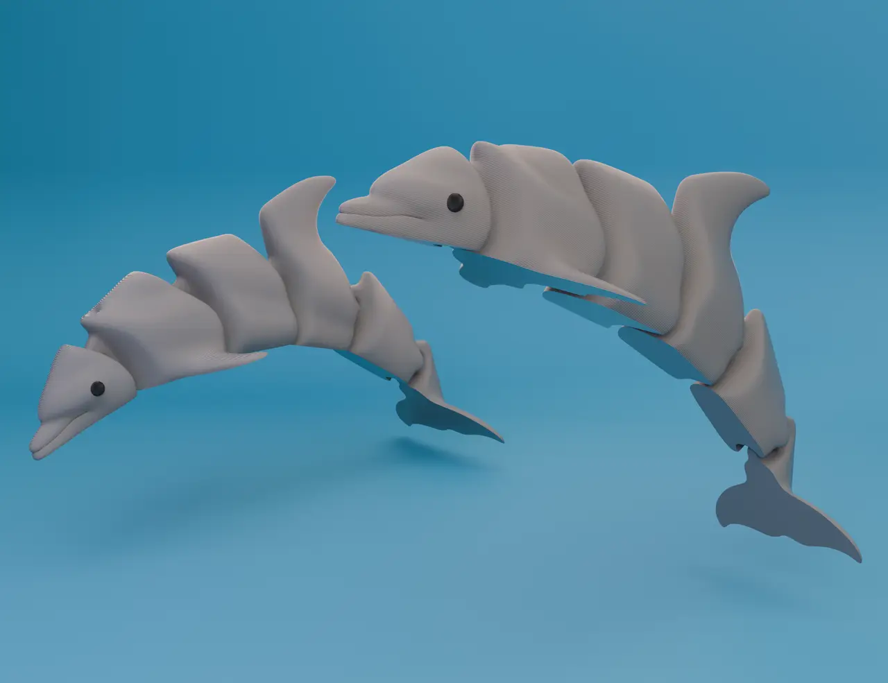 Articulated Dolphin — modelo 3D