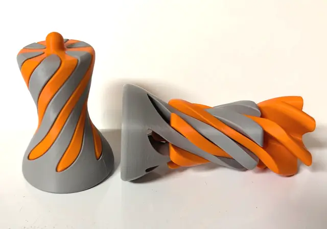 Spiral Passthrough Fidget — modelo 3D