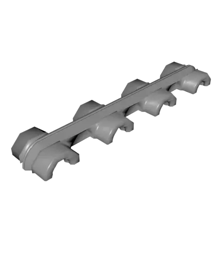 4 MU Fix Point Bolt-Locked Insert - Rail — modelo 3D