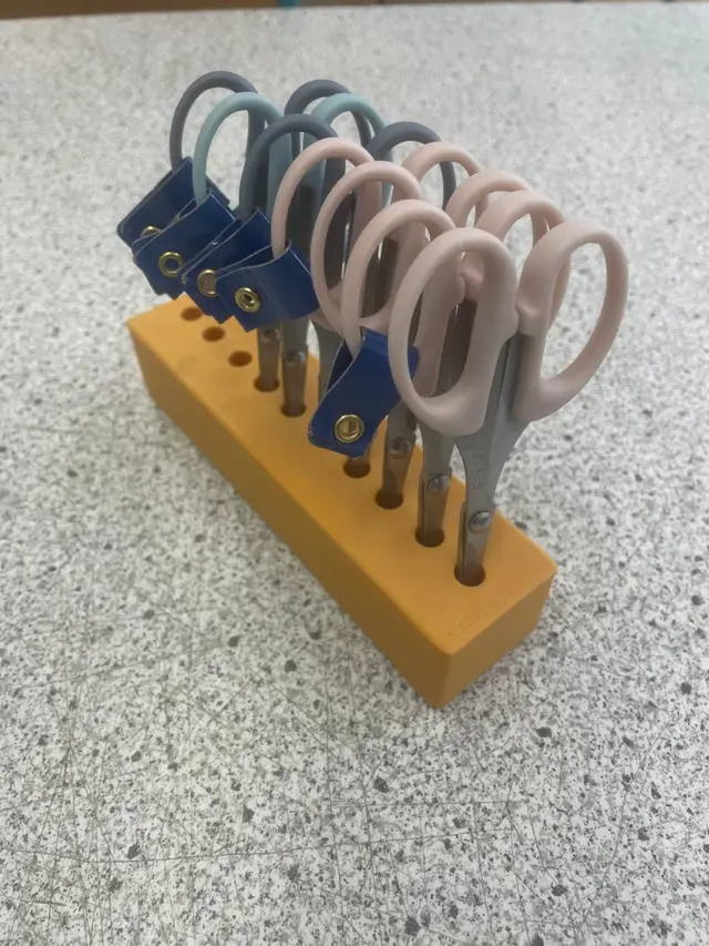 Einfacher Werkzeug (Scheren) Block für die Schule — modelo 3D