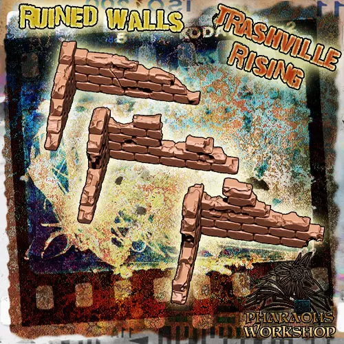 Ruined Walls — modelo 3D