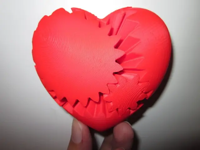 Screwless Heart Gears — modelo 3D