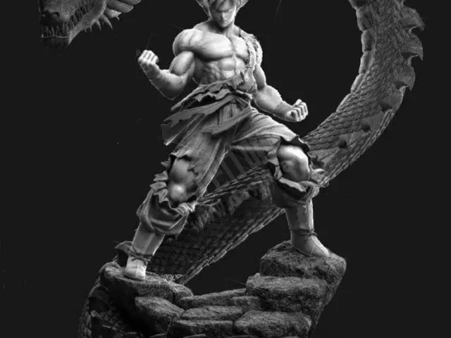 Dragon Ball Goku with the Dragon — modelo 3D