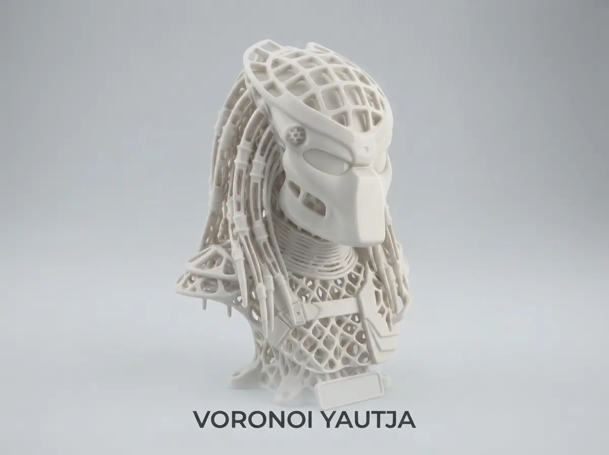 Voronoi Yautja Bust — modelo 3D