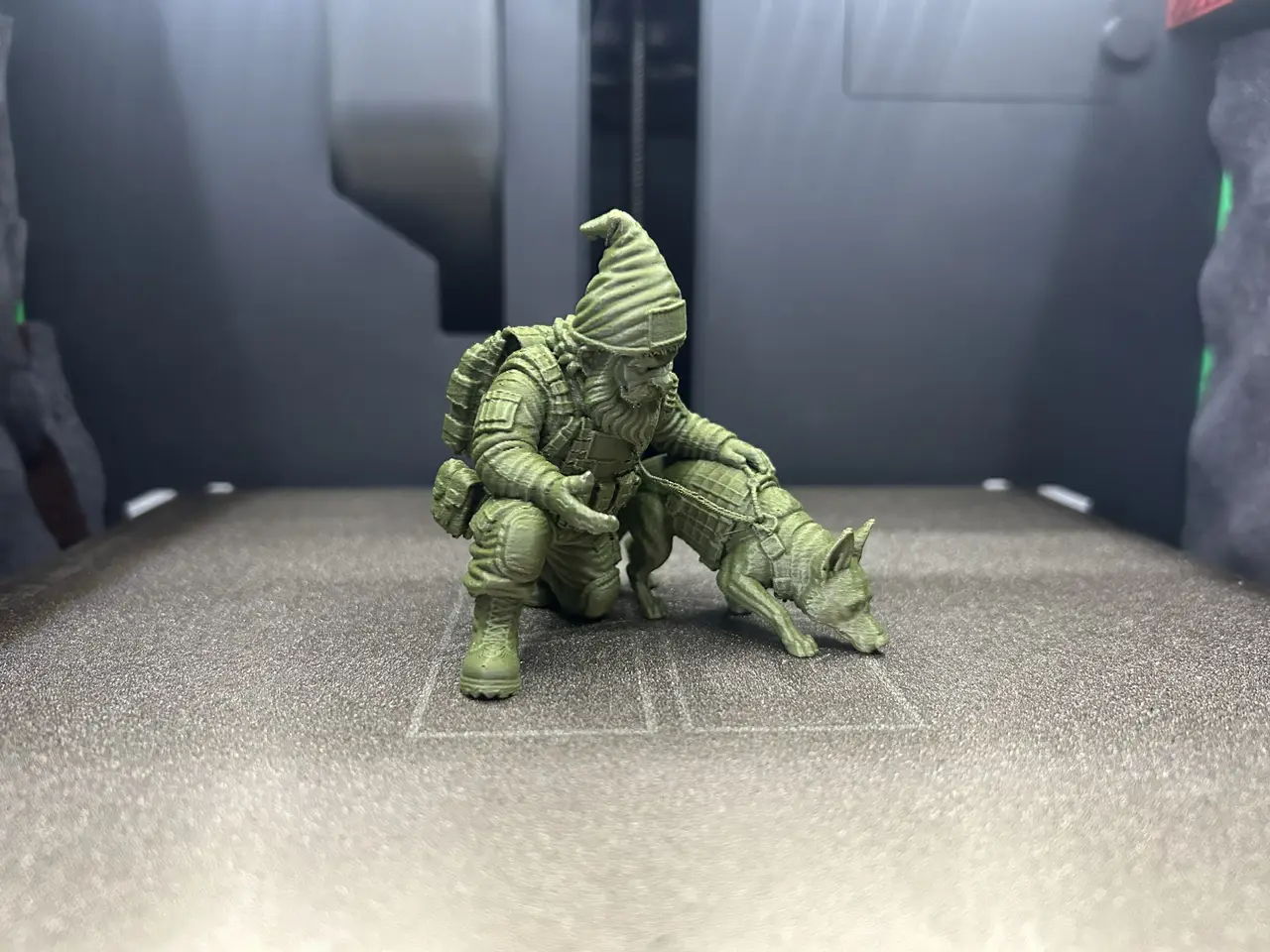 Tactical K9 Handler Gnome — modelo 3D