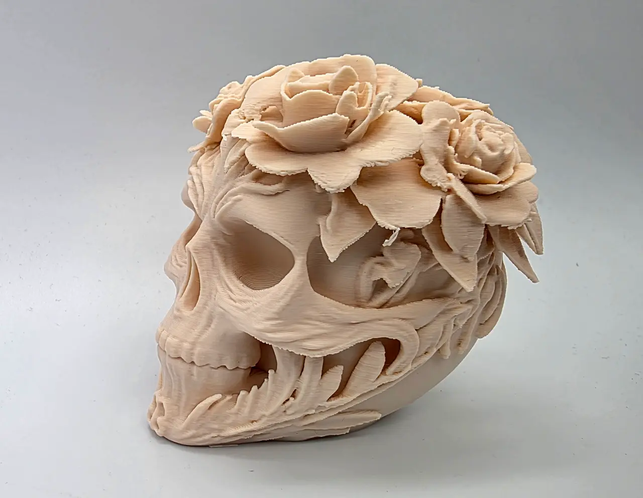 Floral Skull — modelo 3D