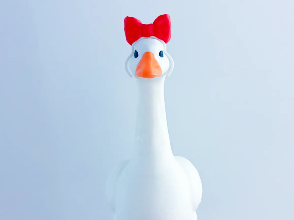 Small Bow Desk Goose Gear — modelo 3D