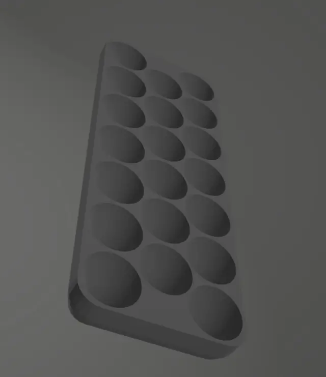 20-Egg Tray — modelo 3D