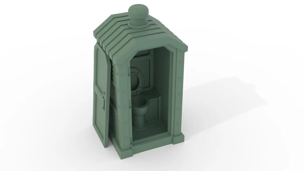Grimdark Toilet STL — modelo 3D