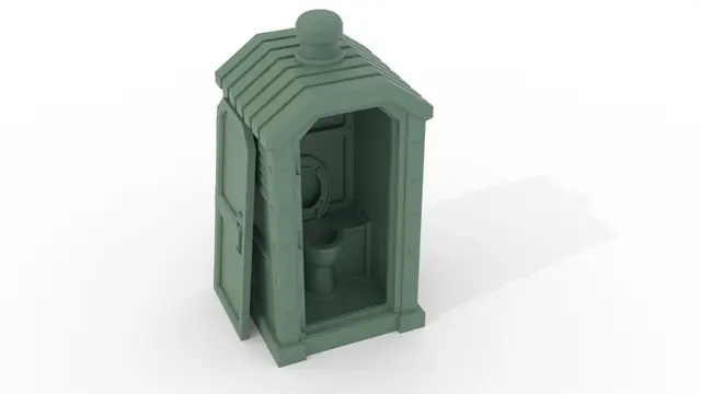 Grimdark Toilet STL — modelo 3D