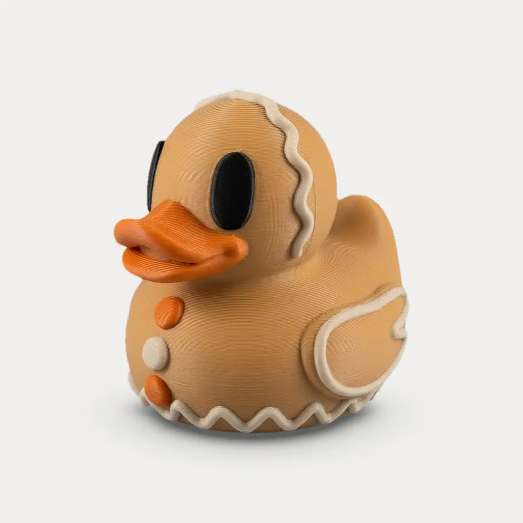 Gingerbread Man Rubber Duck - Christmas Figurine — modelo 3D