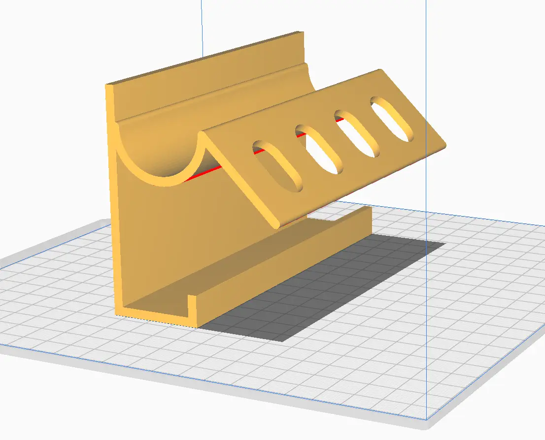 Parametric Toothbrush and Toothpaste Holder — modelo 3D