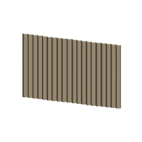 N Scale Corrugated Scrapyard Fence – Panels, Gates & Posts (1:160) — modelo 3D