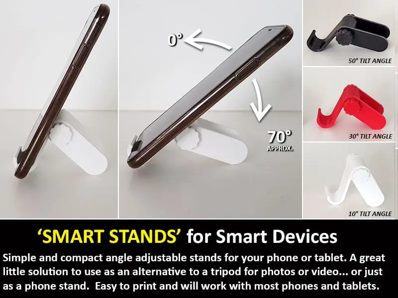 Smart Stand - A smart little stand for Smart Devices (Phones and Tablets) — modelo 3D