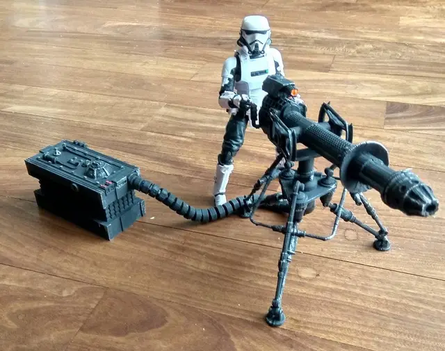 Star Wars Tripod Laser Cannon 6" Action figures — modelo 3D
