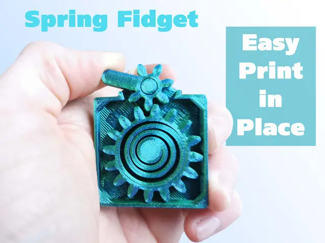 Fidget Spring Gear — modelo 3D