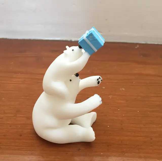 Polar Bear Christmas Ornament — modelo 3D