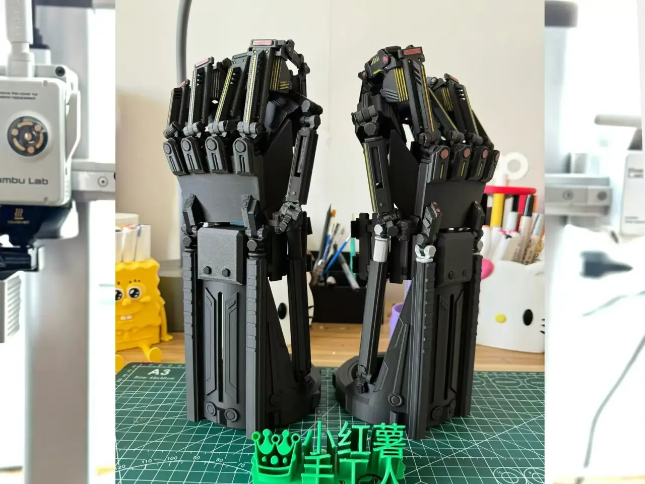 机械外骨骼手臂（左手） — modelo 3D