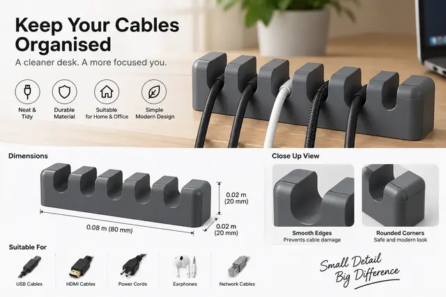 Cabe Wire Holder - 3D Printable STL — modelo 3D