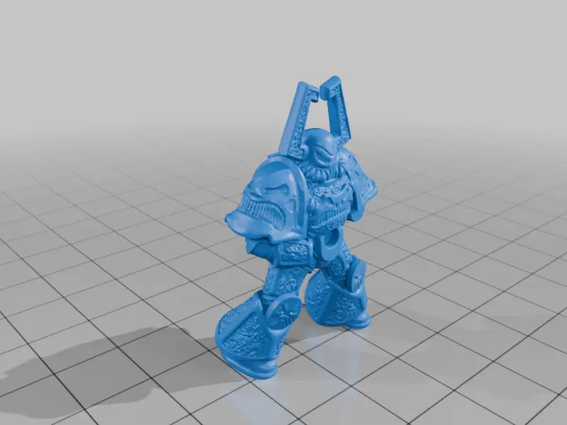 Evil Marine Commander — modelo 3D